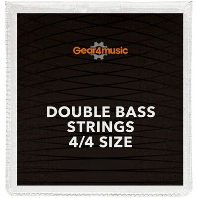 Cordes pour contrebasse par Gear4music taille 4/4 - Publicité Cordes pour contrebasse par Gear4music taille 4/4 - Publicité