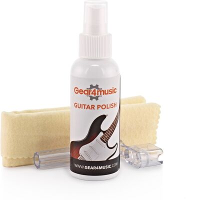 Gear4Music Kit Entretien de Guitare et Enrouleur pour cordes 100 ml - Publicité Gear4Music Kit Entretien de Guitare et Enrouleur pour cordes 100 ml - Publicité
