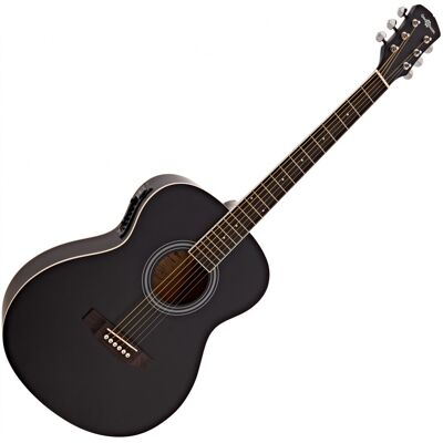 Guitrare Électro-Acoustique dÉtude par Gear4music Noir - Publicité Guitrare Électro-Acoustique dÉtude par Gear4music Noir - Publicité