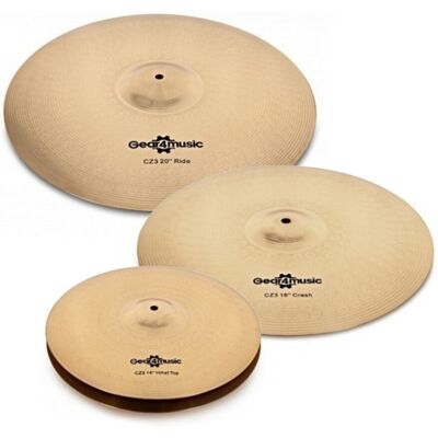 Pack de Cymbales CZ3 par Gear4music - Publicité Pack de Cymbales CZ3 par Gear4music - Publicité