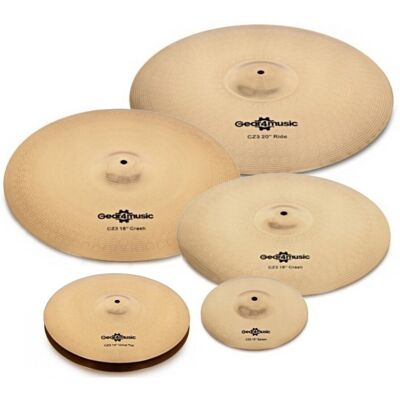 Pack Complet de Cymbales CZ3 par Gear4music - Publicité Pack Complet de Cymbales CZ3 par Gear4music - Publicité