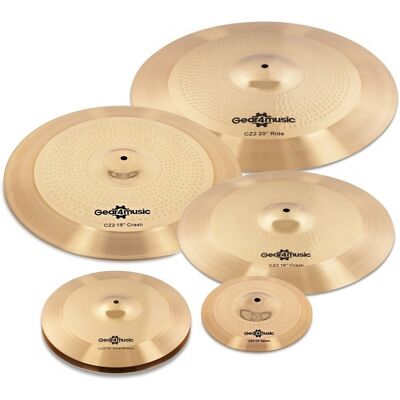 Pack Complet de Cymbales CZ2 par Gear4music - Publicité Pack Complet de Cymbales CZ2 par Gear4music - Publicité