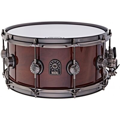 Natal Originals Walnut 14 x 6.5" Snare Drum Natural Walnut - Publicité Natal Originals Walnut 14 x 6.5" Snare Drum Natural Walnut - Publicité