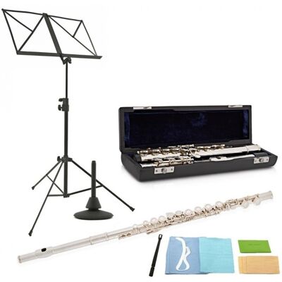Flûte Traversière Deluxe par Gear4music + Pack Accessoires - Publicité Flûte Traversière Deluxe par Gear4music + Pack Accessoires - Publicité