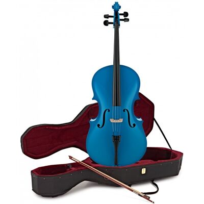 Violoncelle dÉtude Taille 3/4 avec Étui par Gear4music Bleu - Publicité Violoncelle dÉtude Taille 3/4 avec Étui par Gear4music Bleu - Publicité