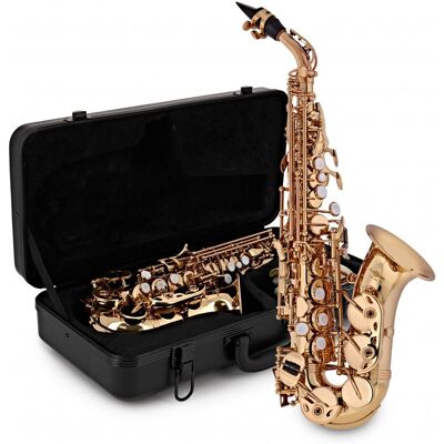 Saxophone Soprano Courbé par Gear4music - Publicité Saxophone Soprano Courbé par Gear4music - Publicité