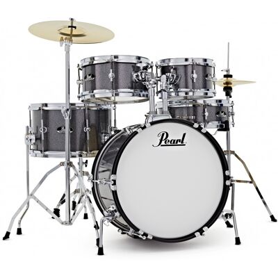 Pearl Roadshow Junior 5pc Drum Kit Grindstone Sparkle - Publicité Pearl Roadshow Junior 5pc Drum Kit Grindstone Sparkle - Publicité
