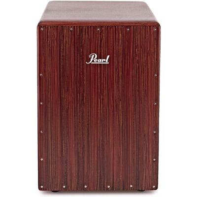 Pearl BOOM BOX Fiberglass Ported Chamber Cajon Artisan Red Mahogany - Publicité Pearl BOOM BOX Fiberglass Ported Chamber Cajon Artisan Red Mahogany - Publicité
