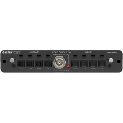 Klark Teknik DN32-ADAT 32 Channel ADAT Expansion Module - Publicité Klark Teknik DN32-ADAT 32 Channel ADAT Expansion Module - Publicité