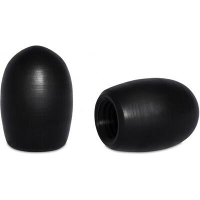 Ahead Wood Sound Drumstick Tips Black (5 Pair Pack) - Publicité Ahead Wood Sound Drumstick Tips Black (5 Pair Pack) - Publicité