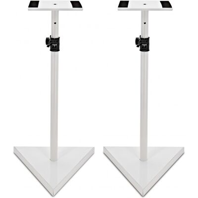 Gear4Music Pieds denceintes studio blanc paire - Publicité Gear4Music Pieds denceintes studio blanc paire - Publicité