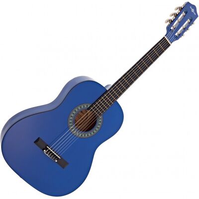 Guitare Classique 3/4 par Gear4music Bleu - Publicité Guitare Classique 3/4 par Gear4music Bleu - Publicité