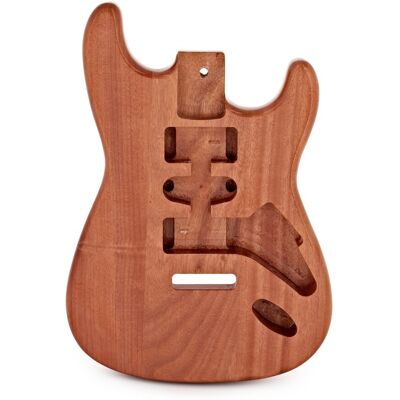Gear4Music Corps de Guitare Électrique avec Double Pan Coupé Acajou Naturel - Publicité Gear4Music Corps de Guitare Électrique avec Double Pan Coupé Acajou Naturel - Publicité