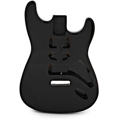 Gear4Music Corps de Guitare Électrique avec Double Pan Coupé Noir - Publicité Gear4Music Corps de Guitare Électrique avec Double Pan Coupé Noir - Publicité