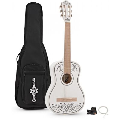 Pack avec Guitare Classique Junior Day of the Dead par Gear4music - Publicité Pack avec Guitare Classique Junior Day of the Dead par Gear4music - Publicité
