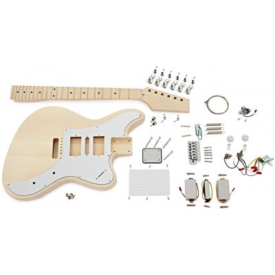 Gear4Music Guitarworks Kit de Guitare Électrique Asymétrique à Assembler - Publicité Gear4Music Guitarworks Kit de Guitare Électrique Asymétrique à Assembler - Publicité