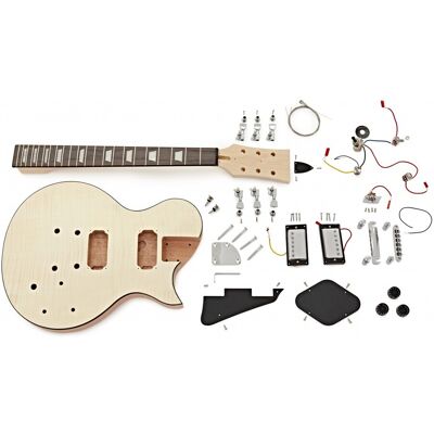 Gear4Music Guitarworks Kit de Guitare Électrique à Assembler Pro - Publicité Gear4Music Guitarworks Kit de Guitare Électrique à Assembler Pro - Publicité