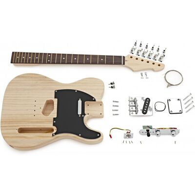 Gear4Music Guitarworks Kit de Guitare Électrique à Pan Coupé à Assembler - Publicité Gear4Music Guitarworks Kit de Guitare Électrique à Pan Coupé à Assembler - Publicité