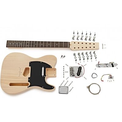 Gear4Music Guitarworks Kit de Guitare Électrique 12-Cordes à Pan Coupé à Assembler - Publicité Gear4Music Guitarworks Kit de Guitare Électrique 12-Cordes à Pan Coupé à Assembler - Publicité