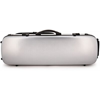 Young Cases Young Polycarbonate Oblong Violin Case Brushed Silver - Publicité Young Cases Young Polycarbonate Oblong Violin Case Brushed Silver - Publicité
