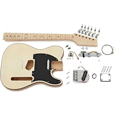 Gear4Music Guitarworks Kit de Guitare Électrique à Pan Coupé à Assembler Pro - Publicité Gear4Music Guitarworks Kit de Guitare Électrique à Pan Coupé à Assembler Pro - Publicité