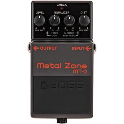 Boss MT-2 Metal Zone Guitar Effects Pedal - Publicité Boss MT-2 Metal Zone Guitar Effects Pedal - Publicité