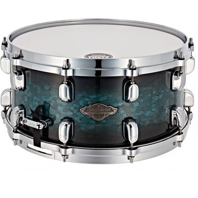 Tama Starclassic Performer 14" x 6.5" Snare Molten Steel Blue Burst - Publicité Tama Starclassic Performer 14" x 6.5" Snare Molten Steel Blue Burst - Publicité
