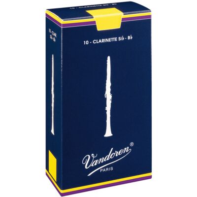 Vandoren Traditional Bb Clarinet Reed 3 (10 Pack) - Publicité Vandoren Traditional Bb Clarinet Reed 3 (10 Pack) - Publicité