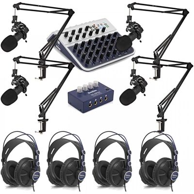 SubZero Quadcast Professional Podcast Pack - Publicité SubZero Quadcast Professional Podcast Pack - Publicité