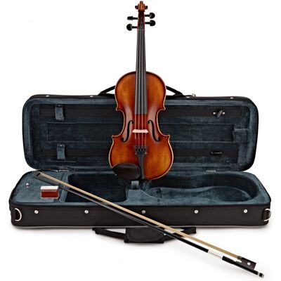 Primavera 200 Antiqued Violin Outfit 3/4 Gold Level Set Up - Publicité Primavera 200 Antiqued Violin Outfit 3/4 Gold Level Set Up - Publicité