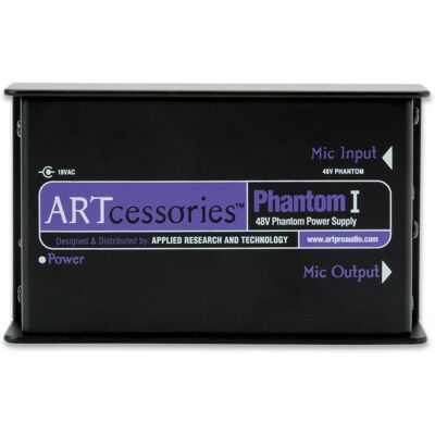 ART Phantom I Phantom Power Supply - Publicité ART Phantom I Phantom Power Supply - Publicité