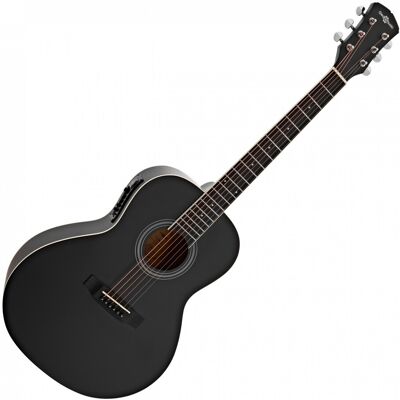 Guitare Électro-Acoustique Parlour par Gear4music Noir - Publicité Guitare Électro-Acoustique Parlour par Gear4music Noir - Publicité