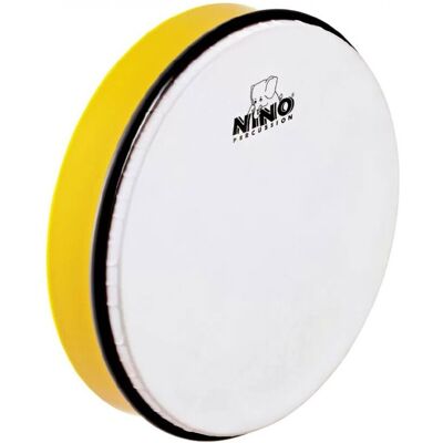 Nino by Meinl NINO5Y Tambour sur Cadre de 10" en ABS Jaune - Publicité Nino by Meinl NINO5Y Tambour sur Cadre de 10" en ABS Jaune - Publicité