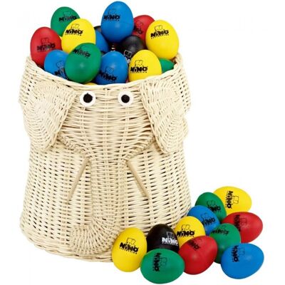 Nino by Meinl 80 pcs Egg Shaker Assortment - Publicité Nino by Meinl 80 pcs Egg Shaker Assortment - Publicité