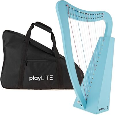 playLITE Harpe 15 Cordes par Gear4music Bleu - Publicité playLITE Harpe 15 Cordes par Gear4music Bleu - Publicité