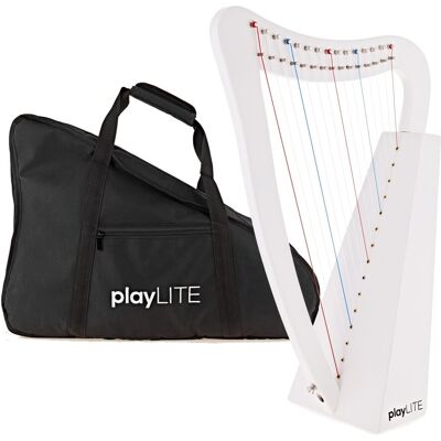playLITE Harpe 15 Cordes par Gear4music Blanc - Publicité playLITE Harpe 15 Cordes par Gear4music Blanc - Publicité