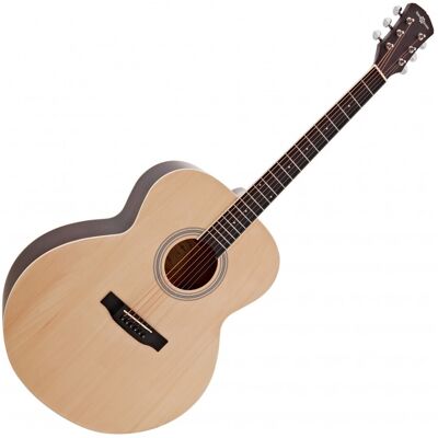 Guitare Acoustique Jumbo par Gear4music Natural - Publicité Guitare Acoustique Jumbo par Gear4music Natural - Publicité