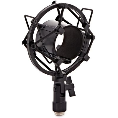 Suspension Antichocs pour Microphone à Condensateur (Noir) par Gear4music - Publicité Suspension Antichocs pour Microphone à Condensateur (Noir) par Gear4music - Publicité