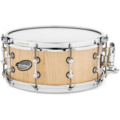 Ahead 14 x 6 1-Ply Maple Stave Snare Drum - Publicité Ahead 14 x 6 1-Ply Maple Stave Snare Drum - Publicité