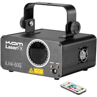 Laser Kam iLink 60G - Vert - Lumière Laser - Publicité Laser Kam iLink 60G - Vert - Lumière Laser - Publicité