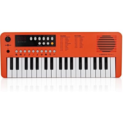 Gear4Music VISIONKEY-1 Mini Clavier Portable 37 Touches Orange - Publicité Gear4Music VISIONKEY-1 Mini Clavier Portable 37 Touches Orange - Publicité
