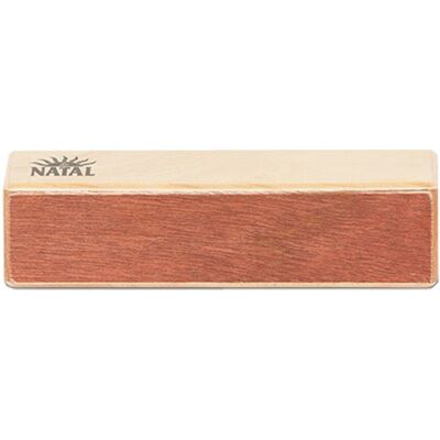 Natal Wood Shaker Oblong Large Mahogany - Publicité Natal Wood Shaker Oblong Large Mahogany - Publicité
