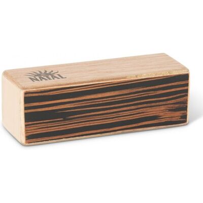 Natal Wood Shaker Oblong Medium Ebony - Publicité Natal Wood Shaker Oblong Medium Ebony - Publicité