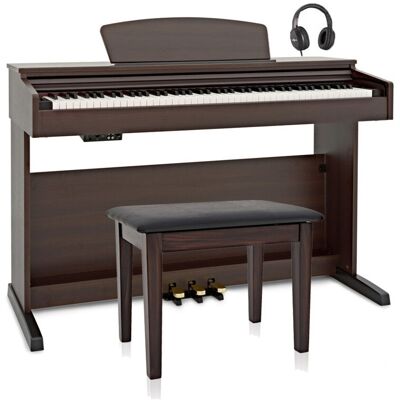Pack avec Piano Numérique DP-10X par Gear4music + Tabouret Dark RW - Publicité Pack avec Piano Numérique DP-10X par Gear4music + Tabouret Dark RW - Publicité