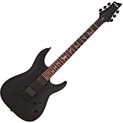Schecter Damien-6 Satin Black - Publicité Schecter Damien-6 Satin Black - Publicité