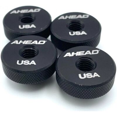 Ahead Speed Nut Cymbal Toppers 4 Pack Black - Publicité Ahead Speed Nut Cymbal Toppers 4 Pack Black - Publicité