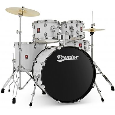 Premier Revolution 22" 5pc Drum Kit White - Publicité Premier Revolution 22" 5pc Drum Kit White - Publicité