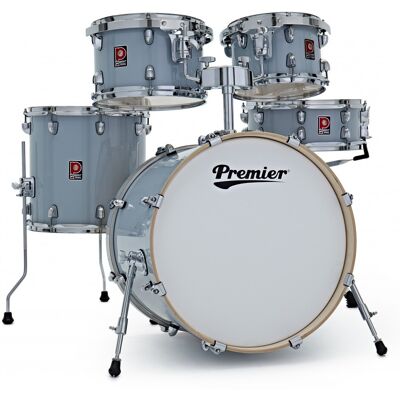 Premier Artist 20" Kit 5 Fûts Steel Grey - Publicité Premier Artist 20" Kit 5 Fûts Steel Grey - Publicité