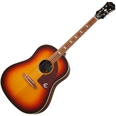Epiphone Masterbilt Texan Electro Acoustic Faded Cherry Aged Gloss - Publicité Epiphone Masterbilt Texan Electro Acoustic Faded Cherry Aged Gloss - Publicité