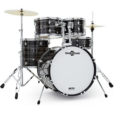 BDK-20 Fusion Drum Kit by Gear4music Black Oyster - Publicité BDK-20 Fusion Drum Kit by Gear4music Black Oyster - Publicité